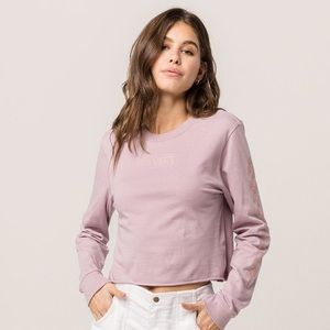 VANS classic lilac women’s crop tee